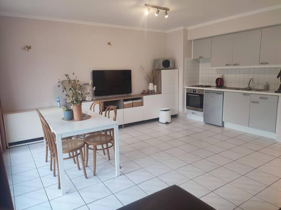 4-Persoons Appartement Met Een Mooi Uitzicht De Panne Esterno foto